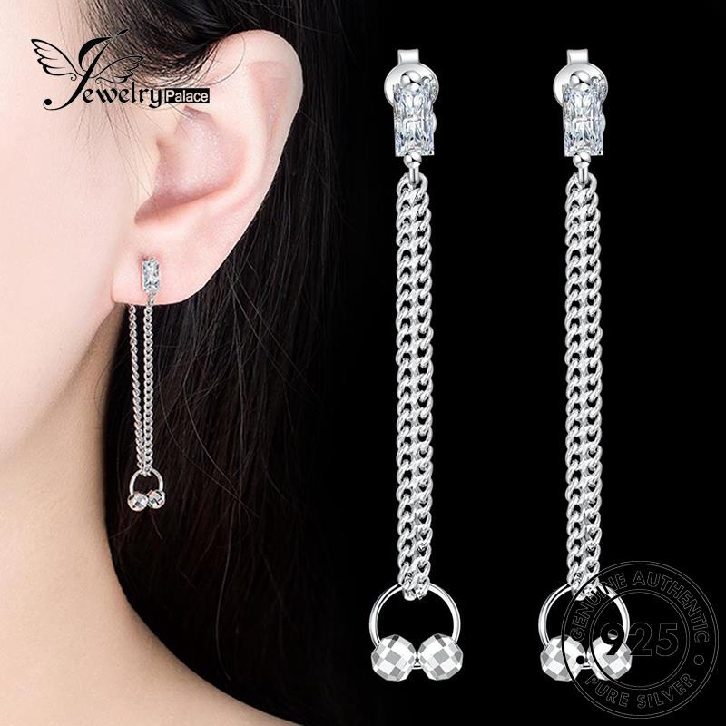 Jewelrypalace Anting Asli Perak925 Stud Wanita Rumbai E608