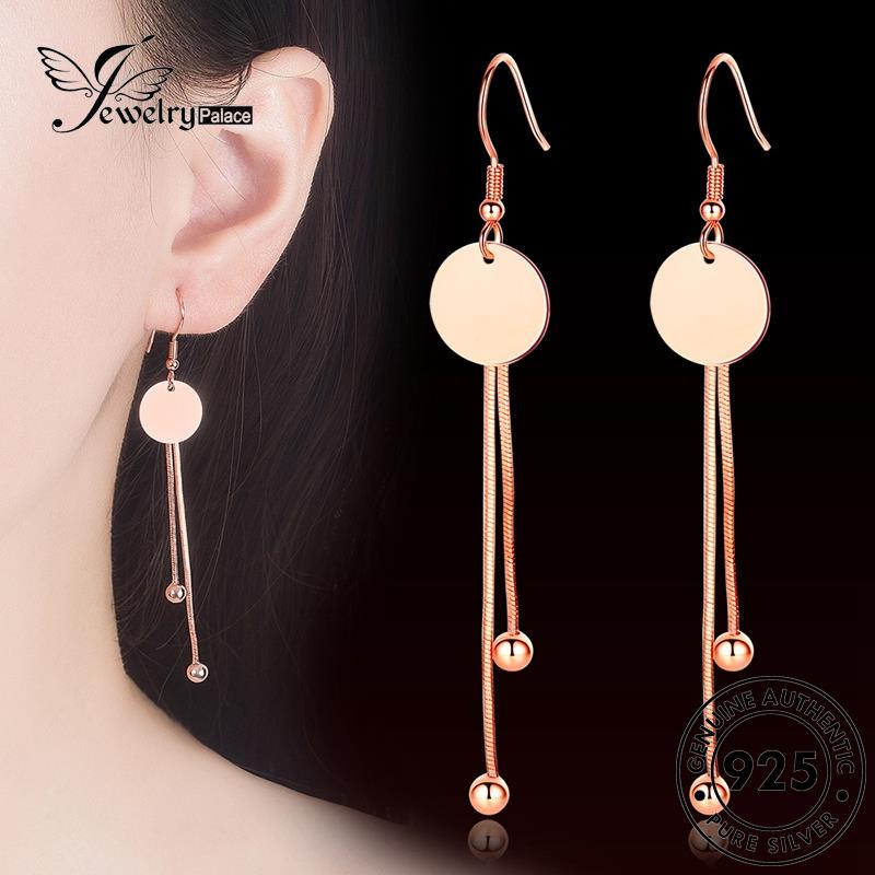 Jewelrypalace Bulat Perak Kepribadian Emas925 Asli Anting Kait Wanita E565