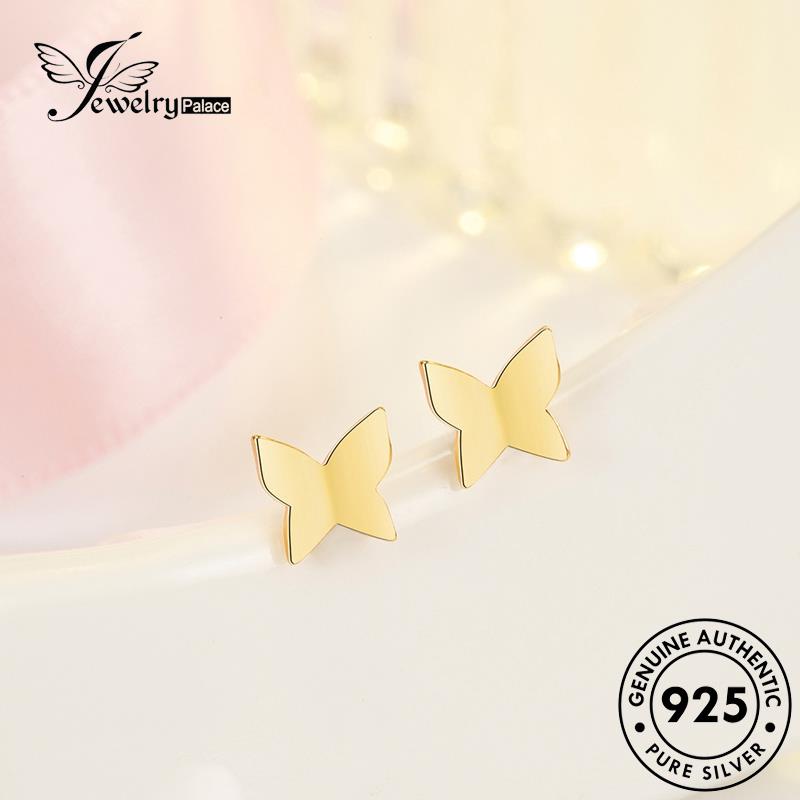 Jewelrypalace Anting Perak Wanita Stud Romantic Butterfly Asli925 E772