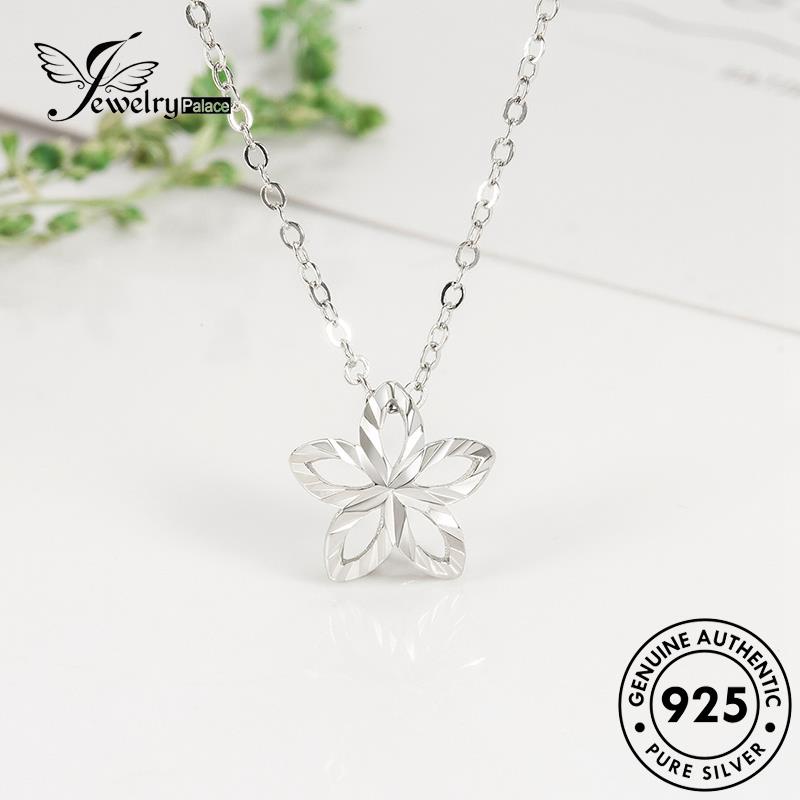 Jewelrypalace Kalung Emas Wanita Manis925 Pentagram Perak Asli N25