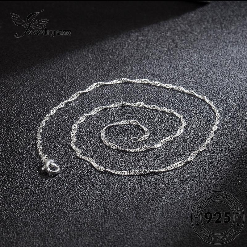 Jewelrypalace Kalung Air Gelombang Retro925 Perak Wanita Asli N55