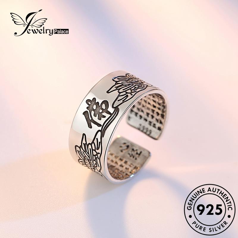 Jewelrypalace Cincin Perak Simple925 Hati Wanita Sutra Asli R146