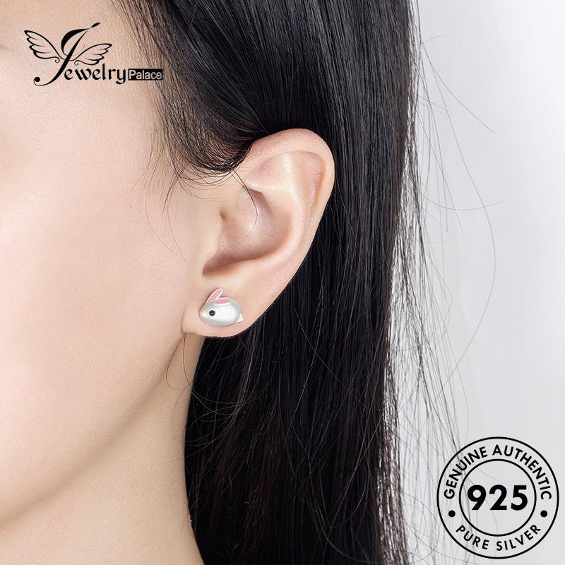 Jewelrypalace Anting Perak925 Lucu Asli Tusuk Wanita Kelinci E795