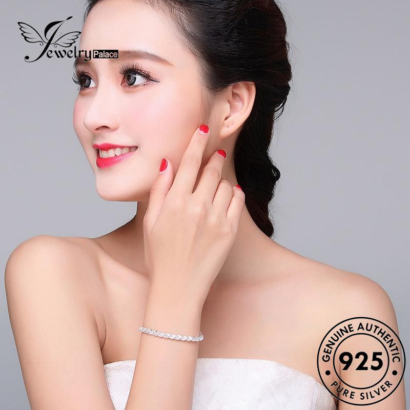 Perhiasantempat Wanita Perak925Original Gelang Ikan Teri Simple B44