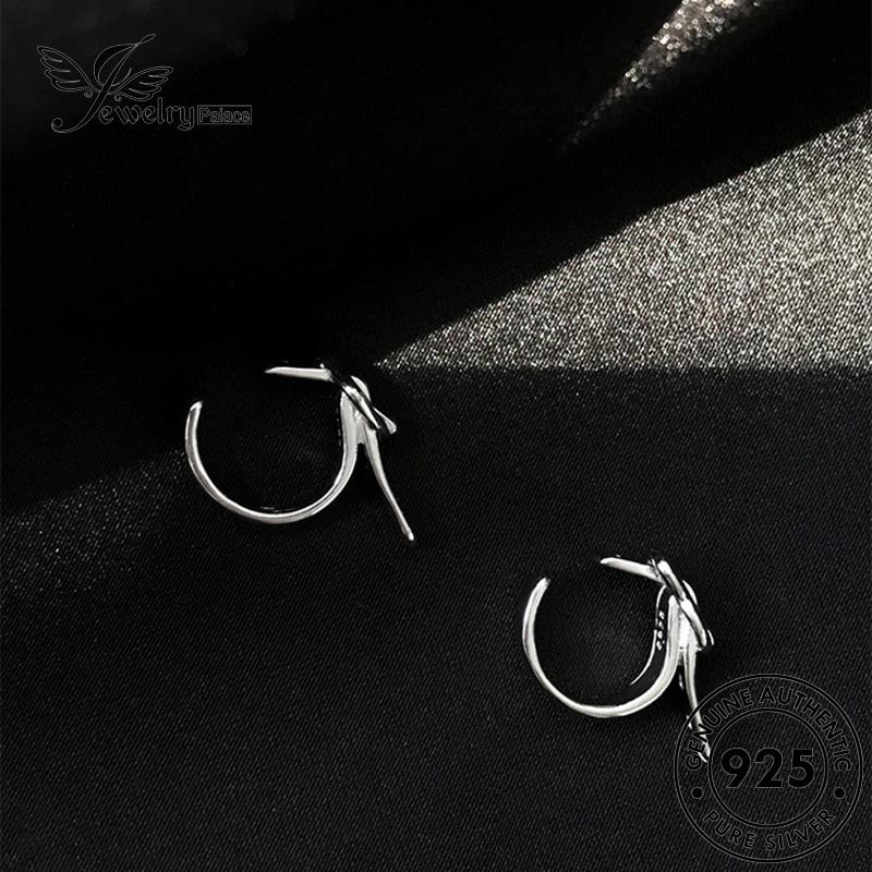 Jewelrypalace Perak925 Asli Anting Hoop Wanita Belt E968