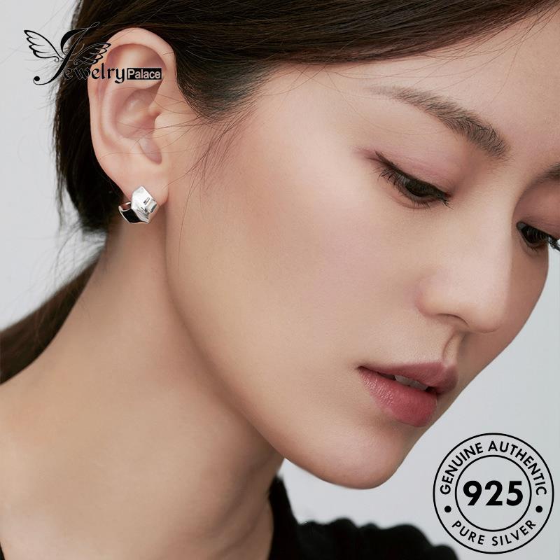 Jewelrypalace Anting Tusuk Wanita Emas925 Asli Origami Silver E992