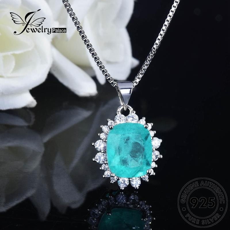 Jewelrypalace Sapphire Kalung Perak Asli Kreatif925 Lingkaran Wanita N1208