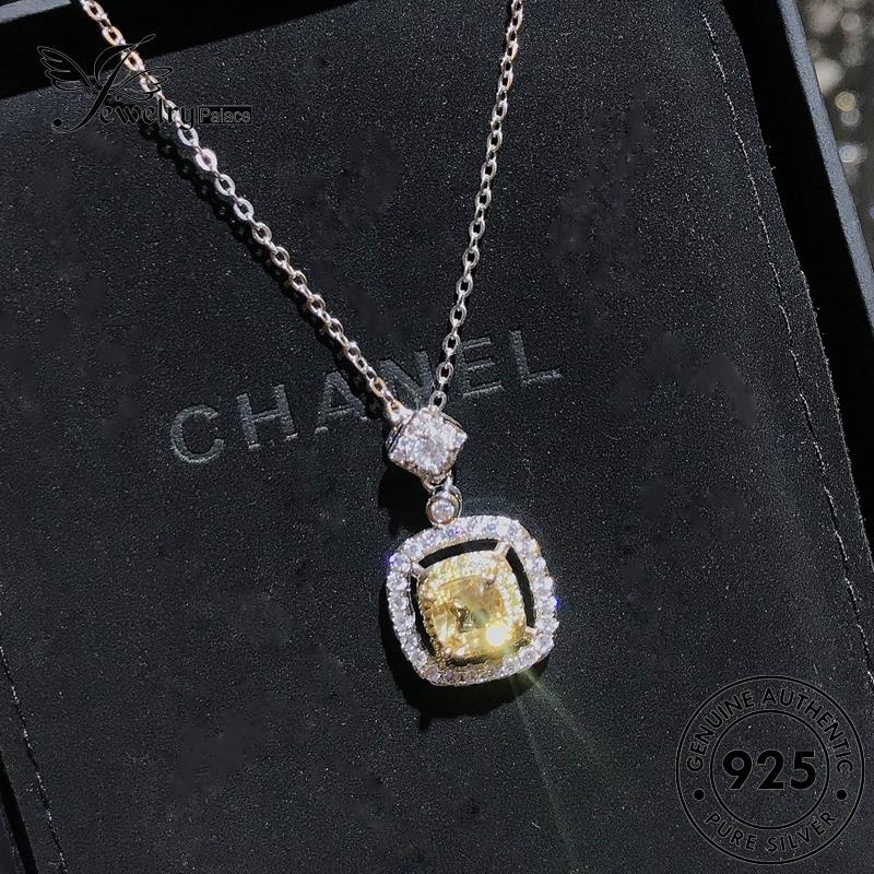 Jewelrypalace Perak925 Asli Citrine Kalung Fashion Wanita Fortune N1546