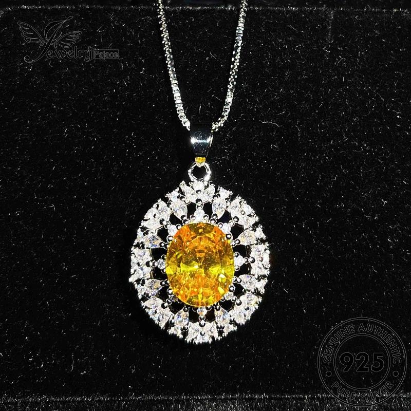 Jewelrypalace Kalung Wanita Perak Amethyst925 Kreatif Bentuk Asli Set Telur S126