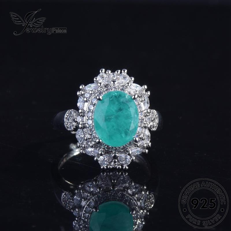 Jewelrypalace Kalung Mewah Safir Set Perak925 Wanita Asli S350