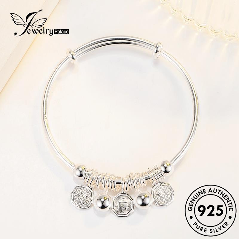 Jewelrypalace Bell Gelang Wanita Perak Retro Asli925 B90