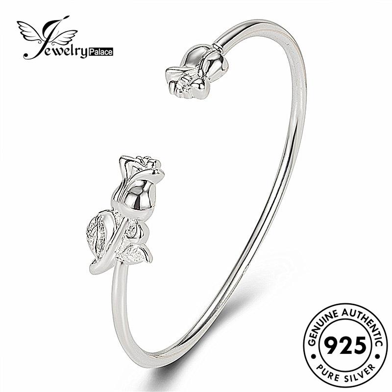 Jewelrypalace Rose Wanita Perak Fashion Asli925 Gelang B288