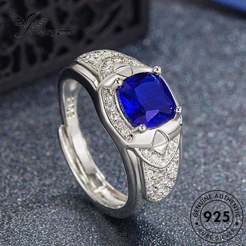 Jewelrypalace Sapphire Asli Bentuk Perak925 Kreatif V Wanita Cincin R503