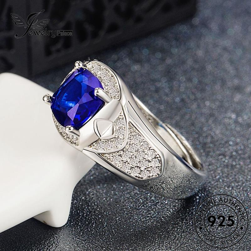 Jewelrypalace Sapphire Asli Bentuk Perak925 Kreatif V Wanita Cincin R503