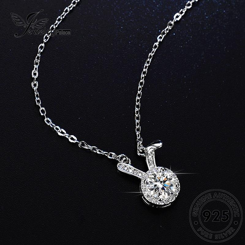 Jewelrypalace Kalung Berlian Wanita925 Kelinci Indah Perak Asli Moissanite N77