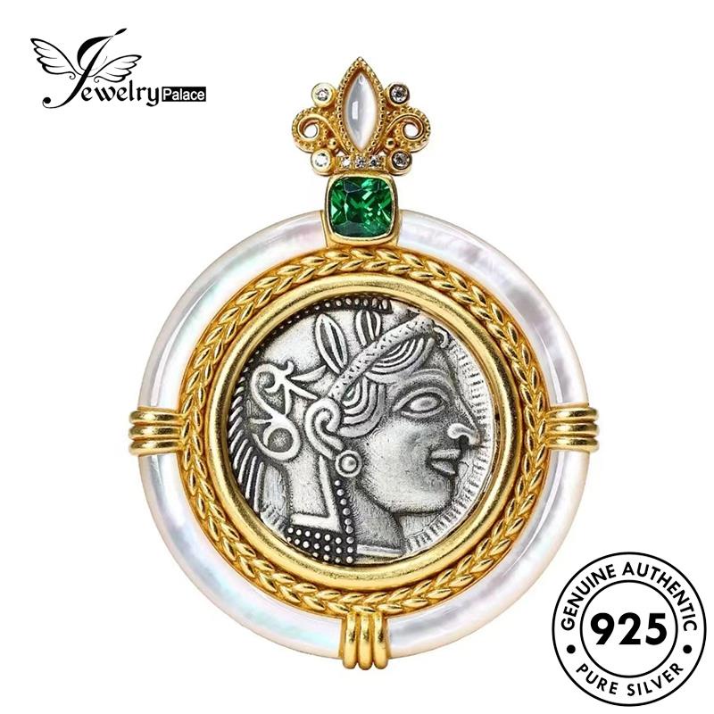 Perhiasantempat Wanita Athena Perak925 Kalung Vintage Asli N1603