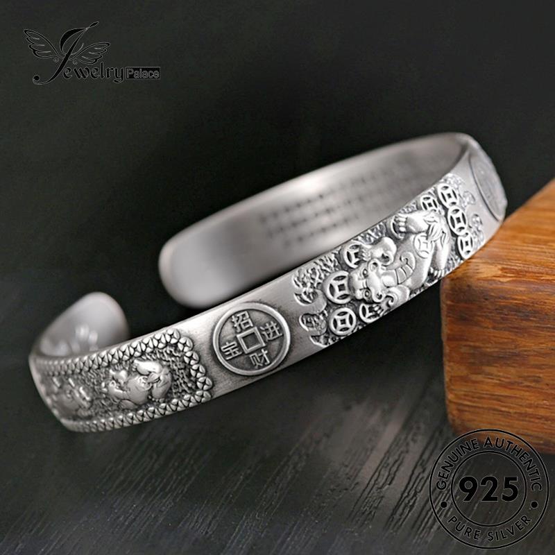 Jewelrypalace Perak925 Mendominasi Wanita Gelang Pixiu Asli B666