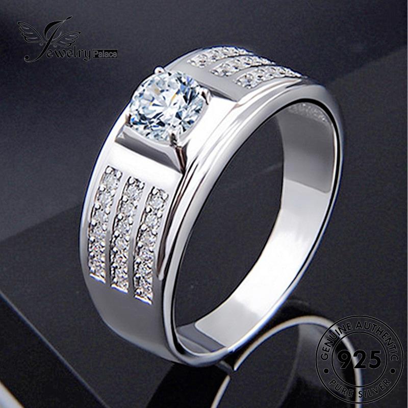 Jewelrypalace Cakar925 Klasik Empat Asli Moissanite Perak Berlian Wanita Rings R1740