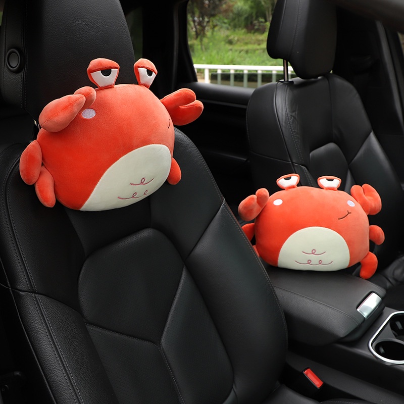 Headrest Kartun Mobil, Headrest Perlindungan Leher Singa Kreatif Dan Lucu Untuk Mobil