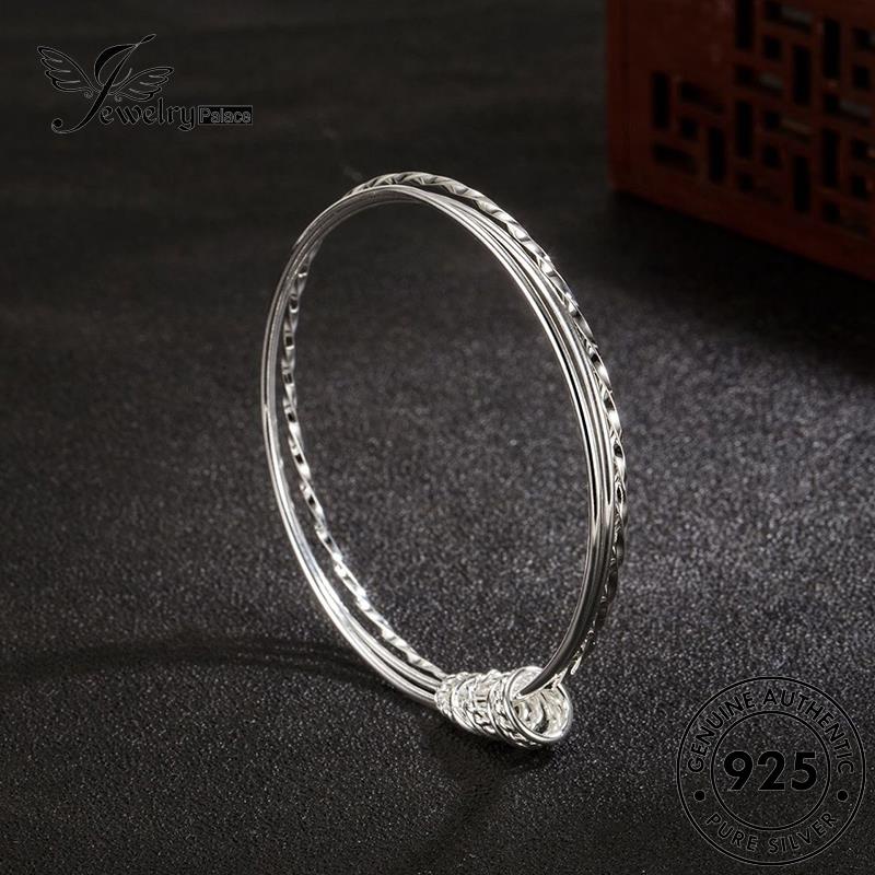 Jewelrypalace Lingkaran Asli Gelang Wanita Fashion Perak925 B138