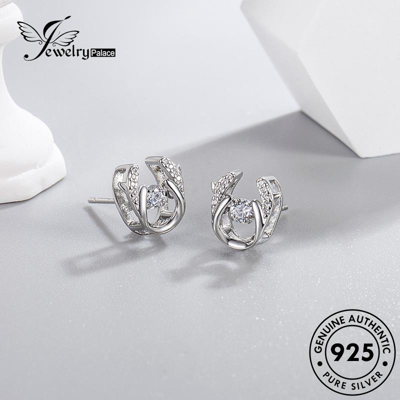 Jewelrypalace Safir925 Anting Fashion Perak Elk Asli Stud Wanita E208