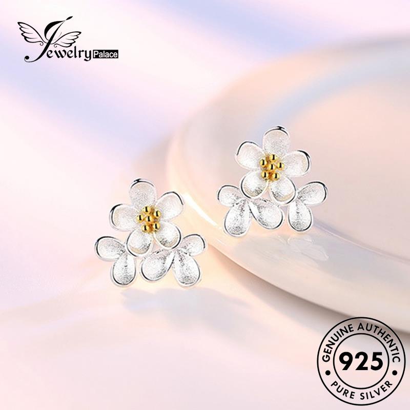 Jewelrypalace Anting Tusuk Perak Temperamen Bunga Matahari925 Wanita Asli E227