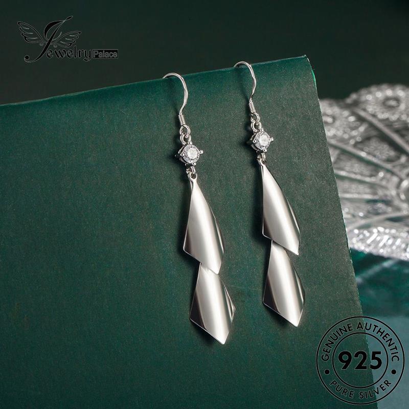 Jewelrypalace Hook Perak Asli Wanita Geometri Maju925 Anting E472