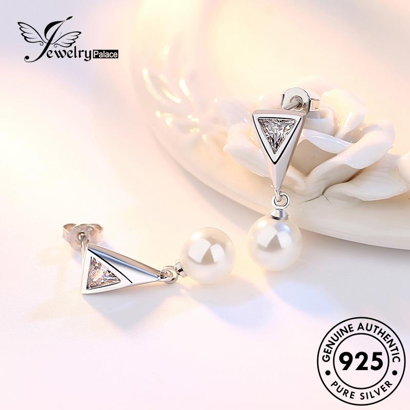 Jewelrypalace Anting Fashion925 Stud Mutiara Wanita Perak Asli E570