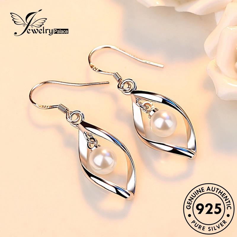 Jewelrypalace Anting Mutiara Fringe Kait Fresh Asli Wanita Perak925 E743