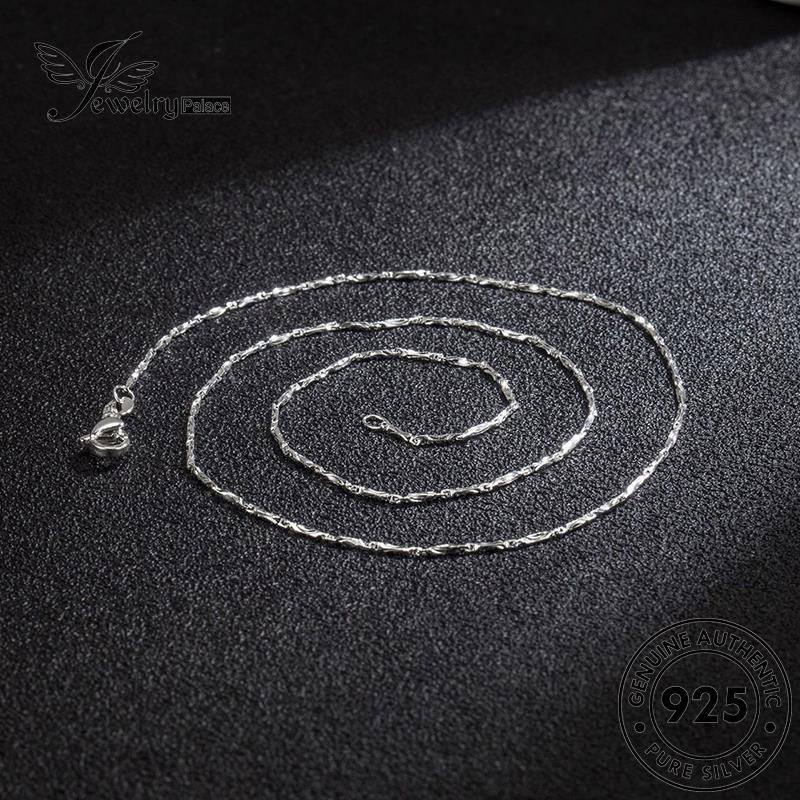 Perhiasantempat Ingot Perak925 Kalung Vintage Wanita Asli N63