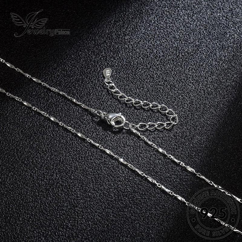 Perhiasantempat Ingot Perak925 Kalung Vintage Wanita Asli N63