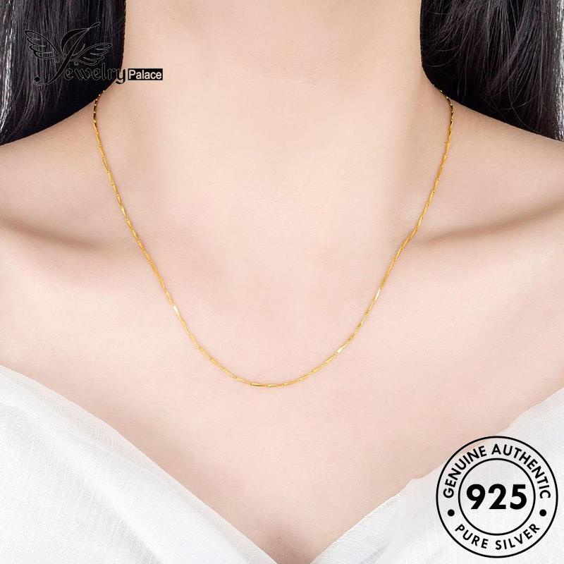 Jewelrypalace Kalung Perak Melon Simple Biji Asli925 Wanita Emas N71