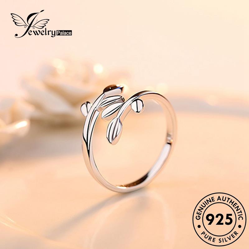 Jewelrypalace Cincin Fashion Perak925 Asli Daun Wanita R8