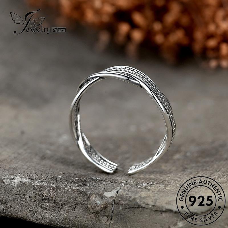Jewelrypalace Fashion Original Cincin Perak Tali Wanita Kepang925 R206