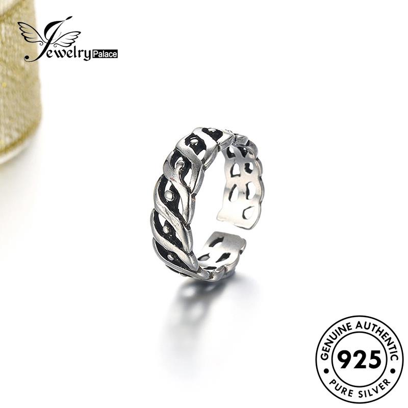 Jewelrypalace 925 Perak Wanita Temperamen Retro Rings Asli R216