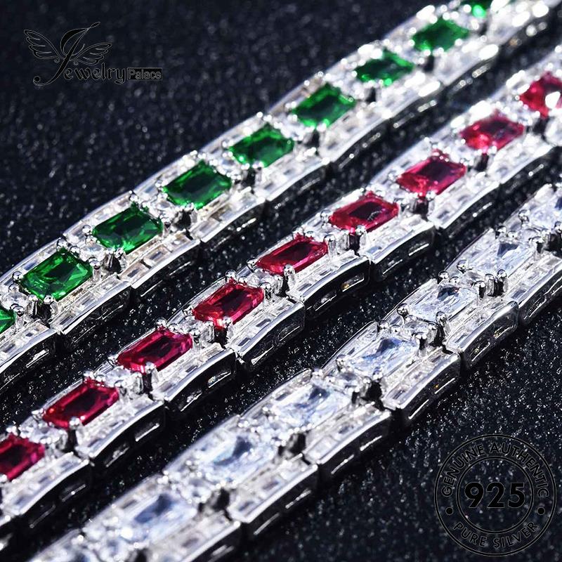 Jewelrypalace Asli925 Gelang Wanita Ruby Perak B270