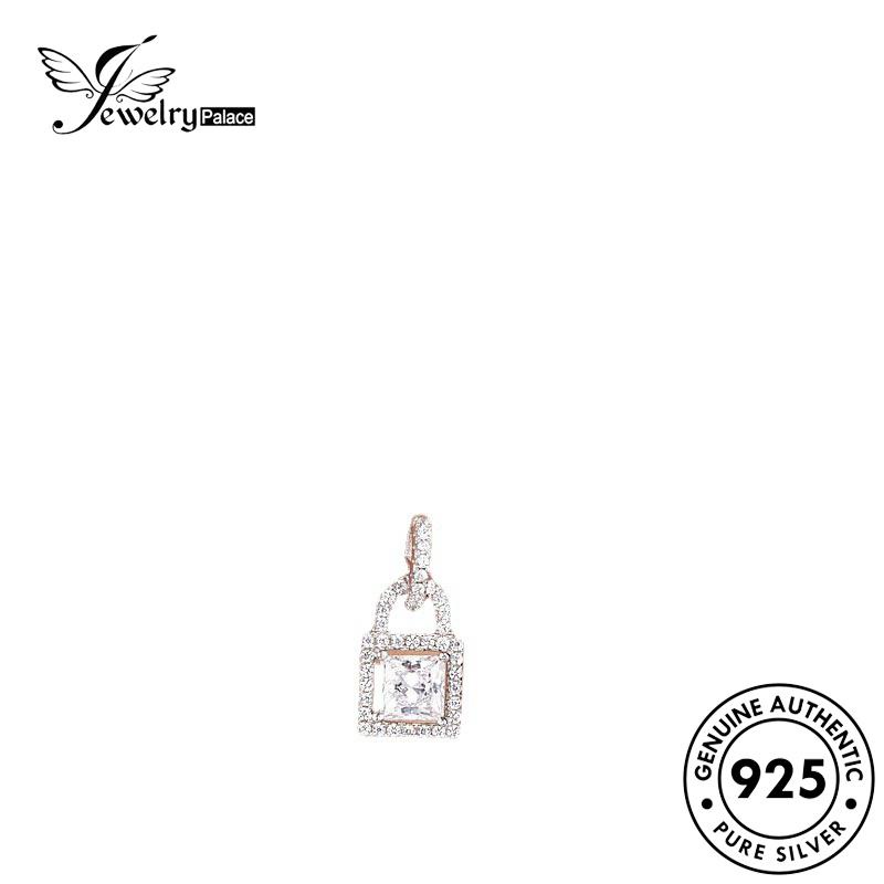 Jewelrypalace Anting Emas Persegi Moissanite Perak Tusuk Berlian Wanita Asli925 E1131