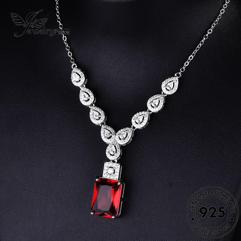 Jewelrypalace Silver Kalung Mewah Asli Ruby925 Wanita N1032