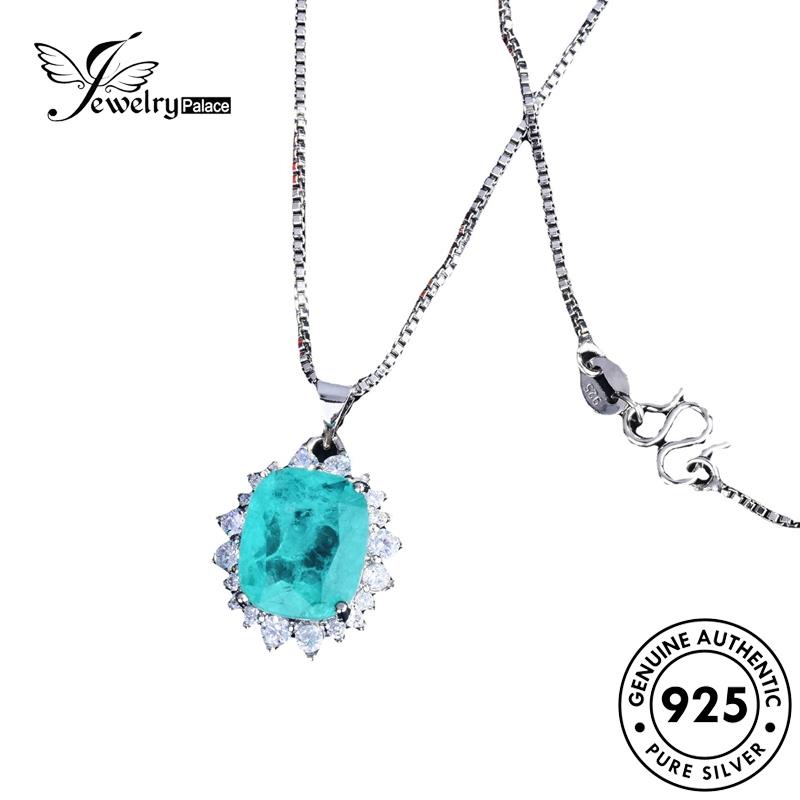 Jewelrypalace Sapphire Kalung Perak Asli Kreatif925 Lingkaran Wanita N1208