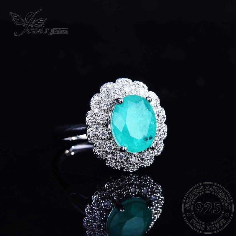 Jewelrypalace Wanita Asli Kalung Aquamarine Fashion Perak925 Set S400