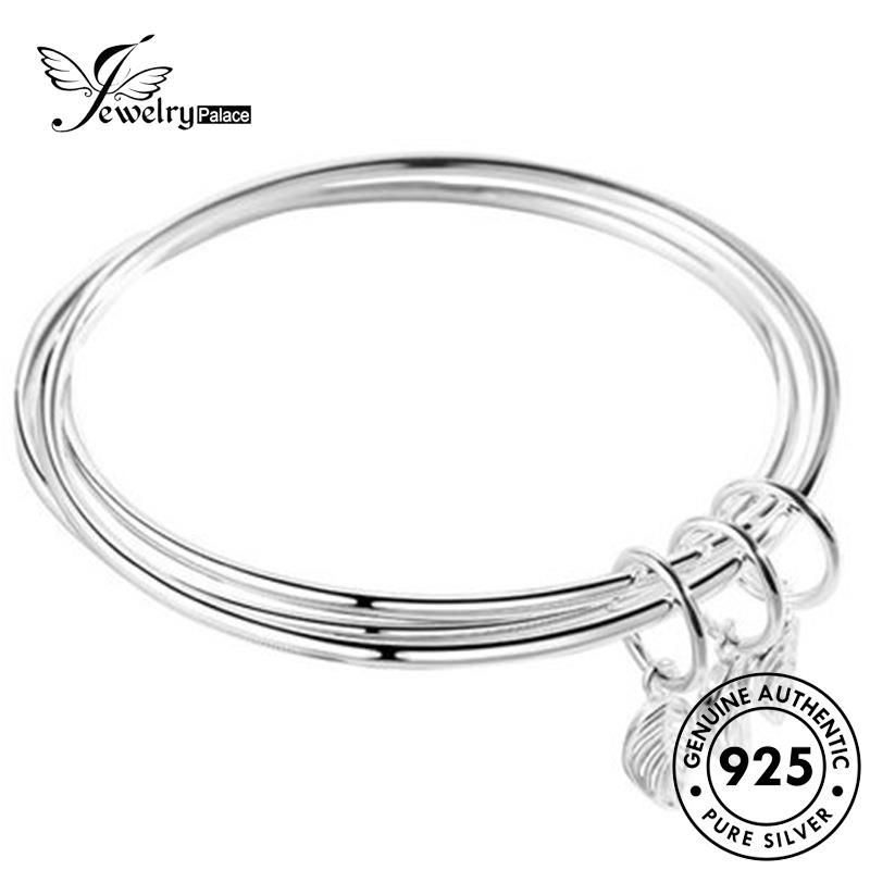 Jewelrypalace 925wanita Daun Gelang Asli Fashion Perak B106