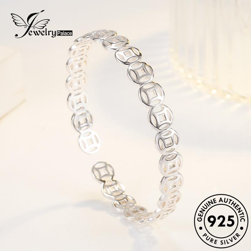 Jewelrypalace Gelang Perak Wanita Asli Koin Creative925 B244