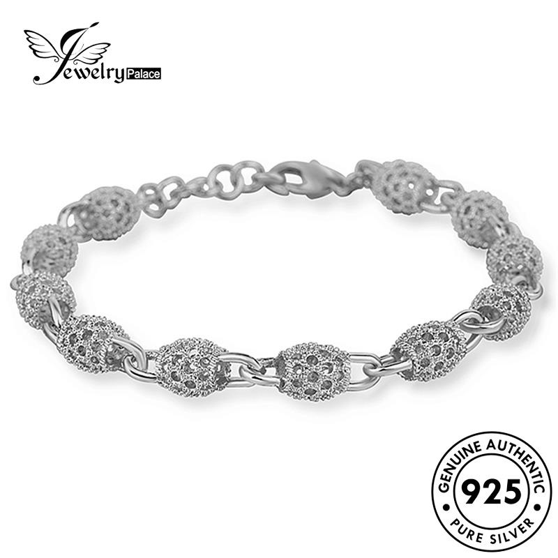 Jewelrypalace Perak Wanita Asli Fashion Gelang Hollow925 B580