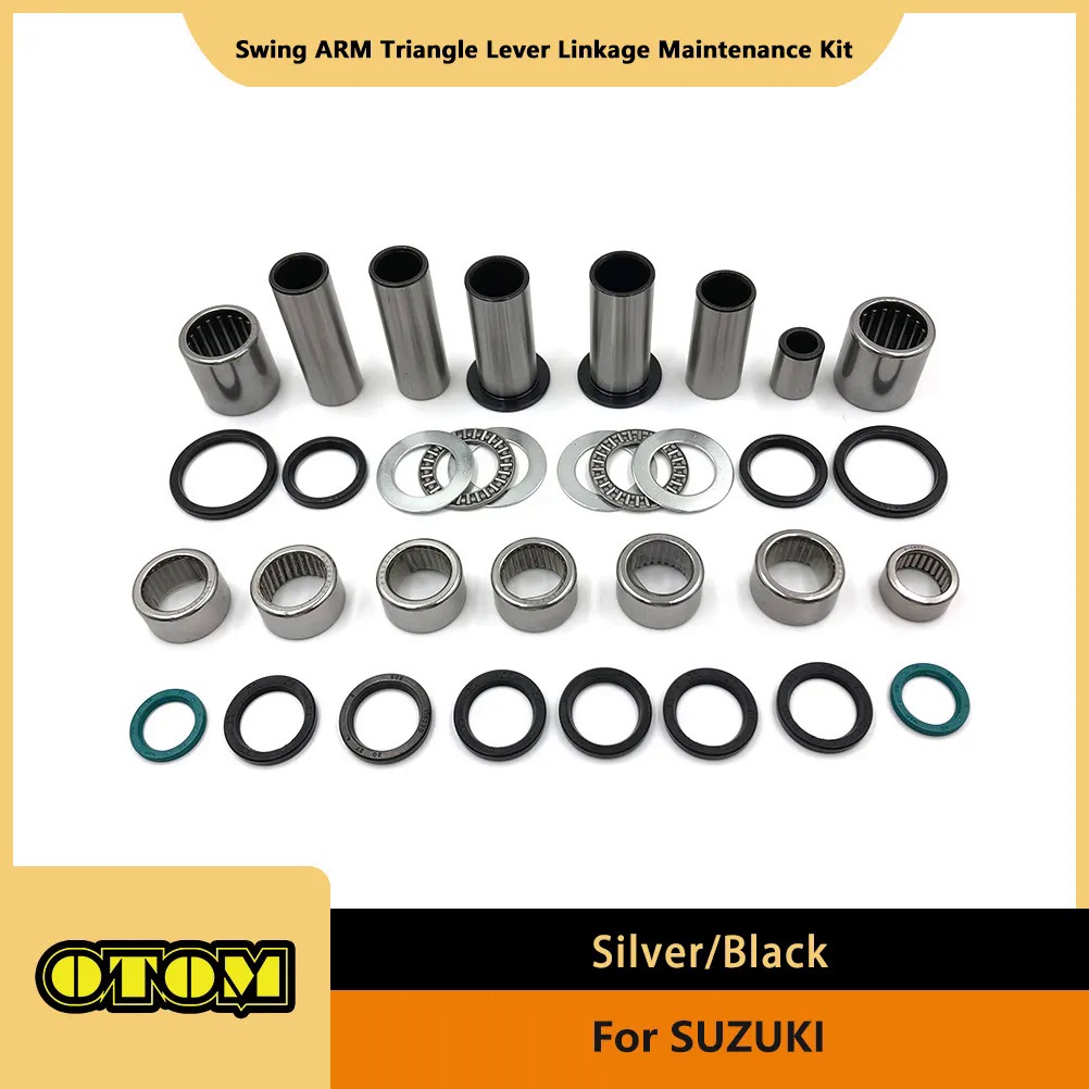 ❤Motorcycle For SUZUKI Swing ARM Triangle Lever Linkage ARM Shock Absorber Suspension Bearing Oil Se