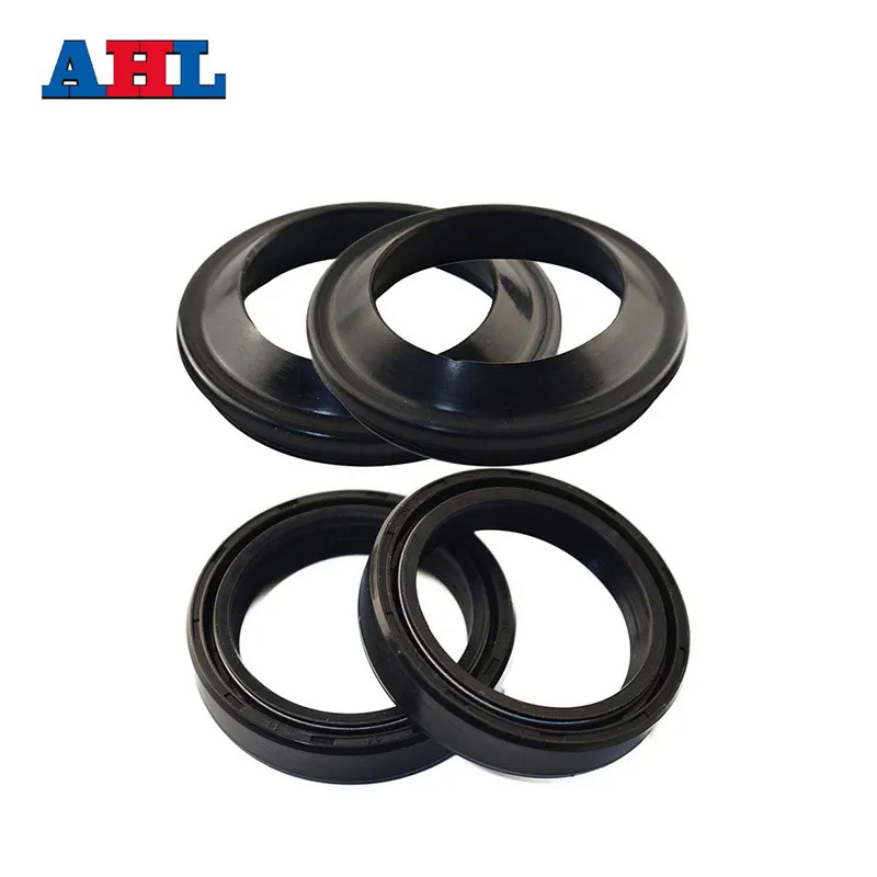 ❤43x54x11 43*54*11 43 54 Motorcycle Front Fork Damper Oil Seal & Dust Deal Damper Shock Absorber