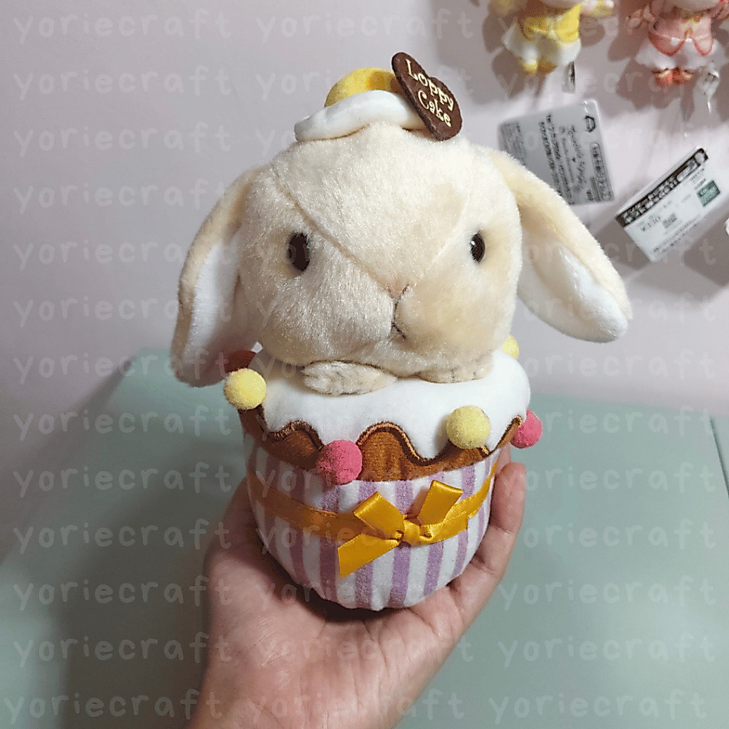 Boneka Loppy Amuse Cupcake / Loppy Cupcake / Amuse Loppy Cupcake Plush / Boneka Amuse (Baca Deskrips