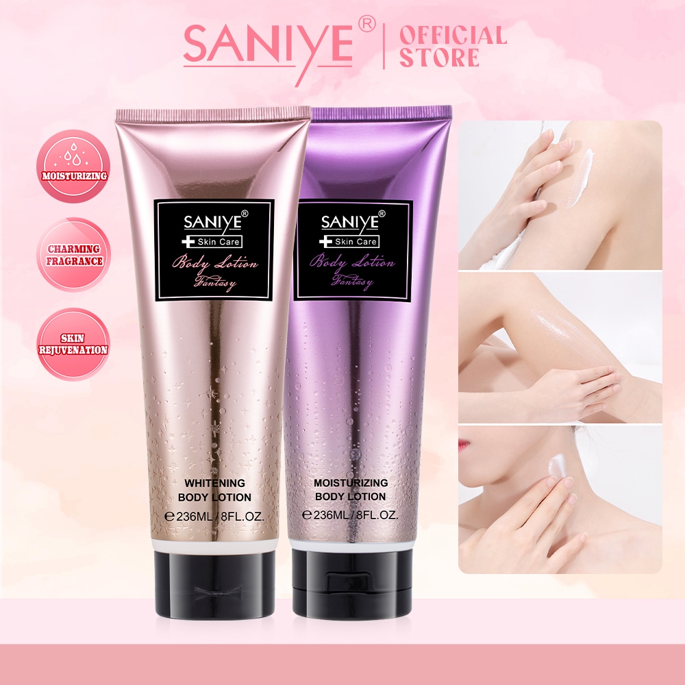 SANIYE Body Lotion Moisturizing & Whitening Body Cream Skincare Healthy R7083