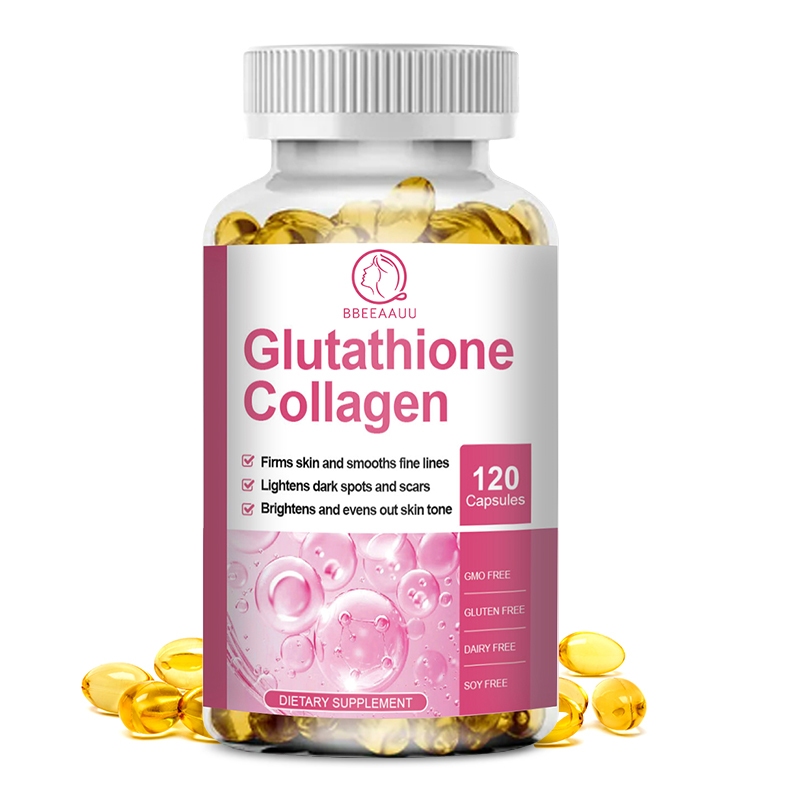 Bbeeaauu Glutathione Collagen Capsules Whitening Skin Anti Aging Collagen Glow Capsule Beauty