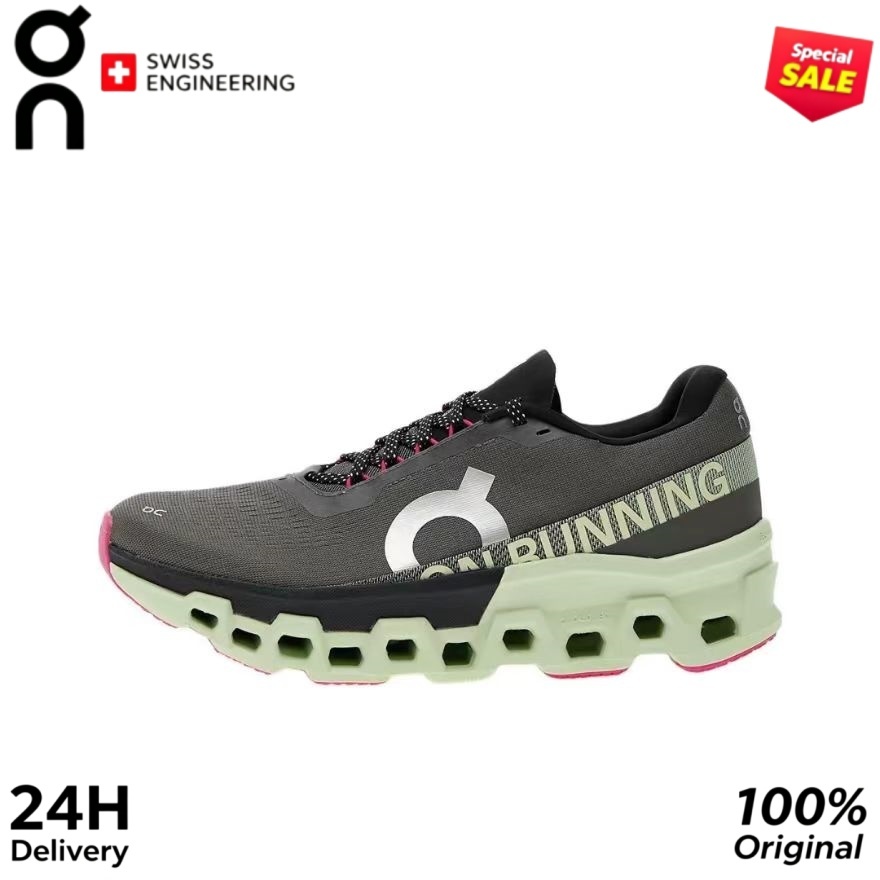 On Cloud MONSTER 2 Grey Running shoes for women