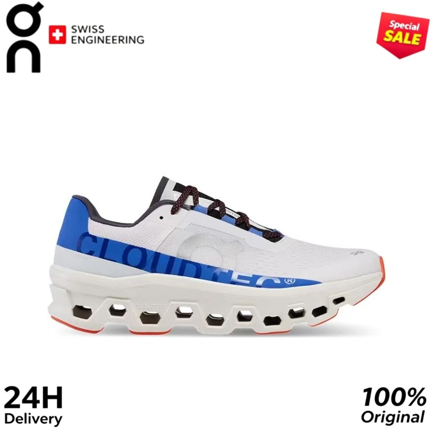 On Cloud MONSTER Women's blue and white Running shoes
